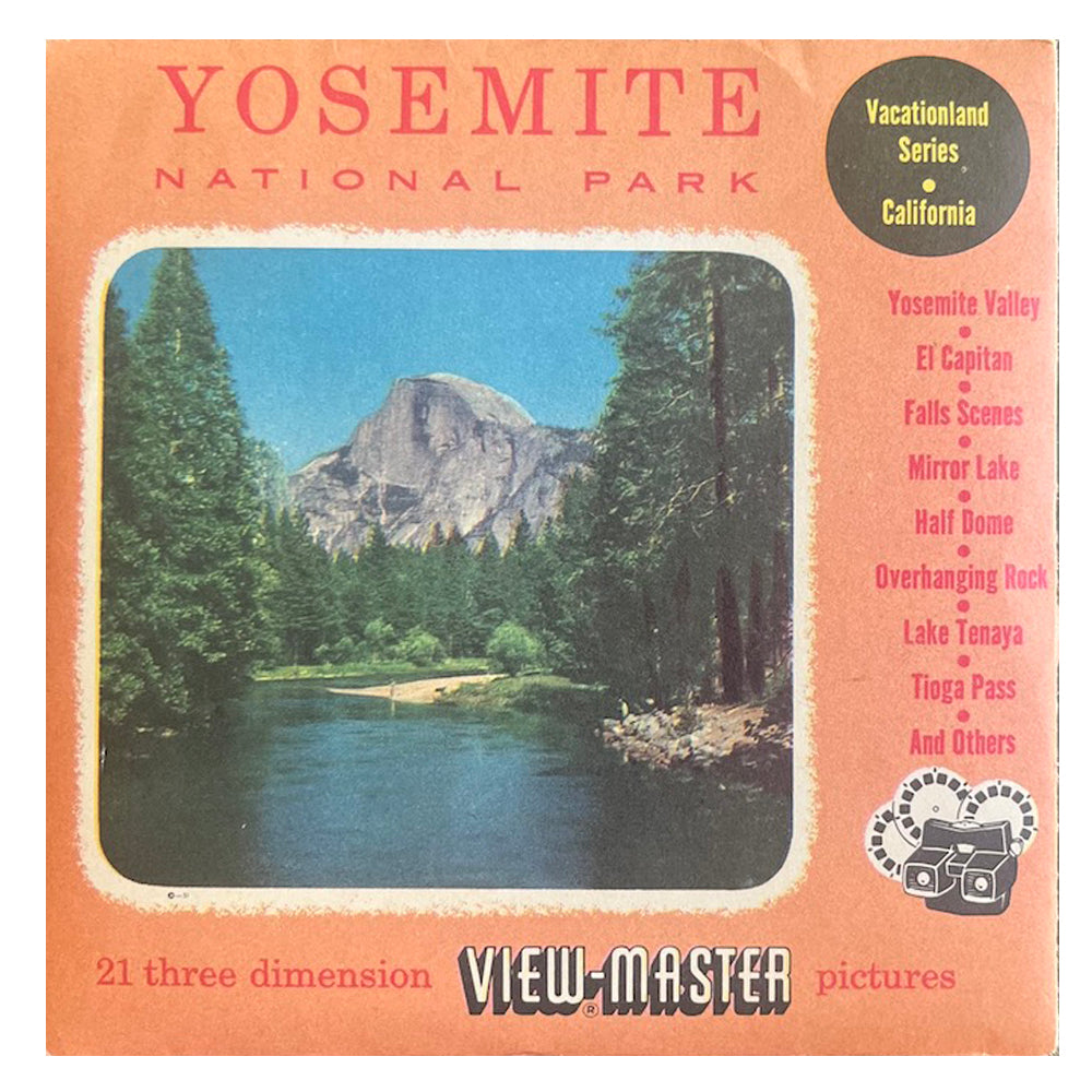 Yosemite - Vintage 1950's View Master Reel Set
