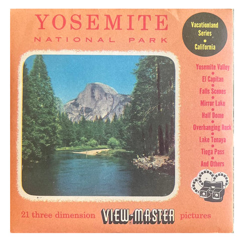 Yosemite - Vintage 1950's View Master Reel Set