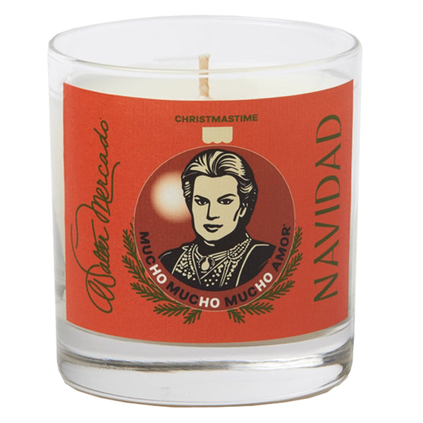 Walter Mercado Christmas Candle