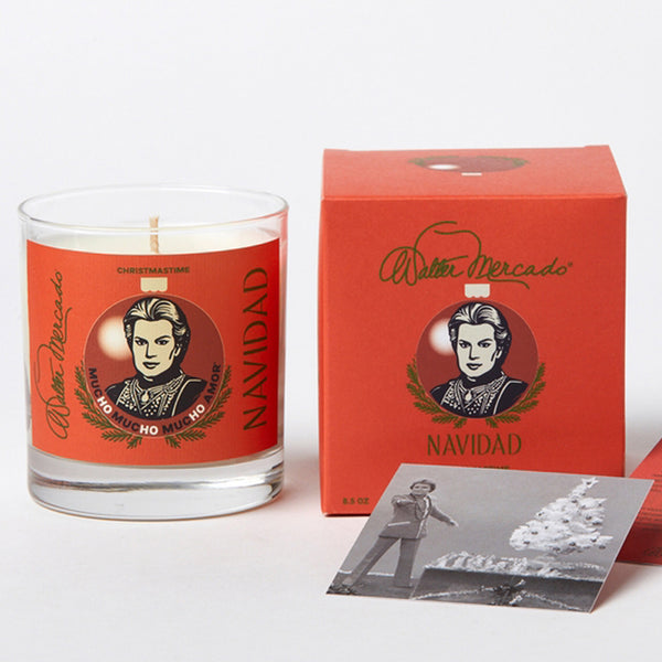 Walter Mercado Christmas Candle