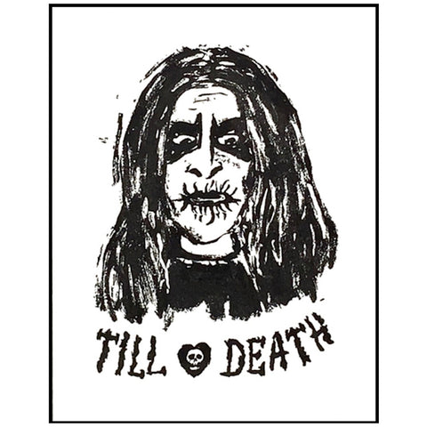 Till Death (Metal) Card