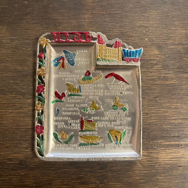 Vintage $5 State Ashtrays