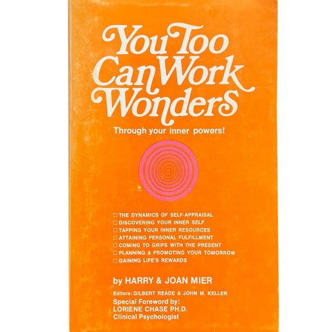 You Too Can Work Wonders - Vintage 1960's Self-Help