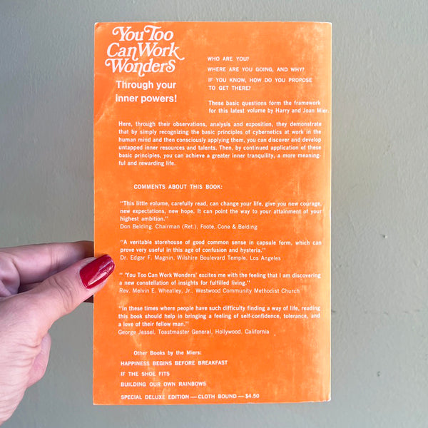 You Too Can Work Wonders - Vintage 1960's Self-Help