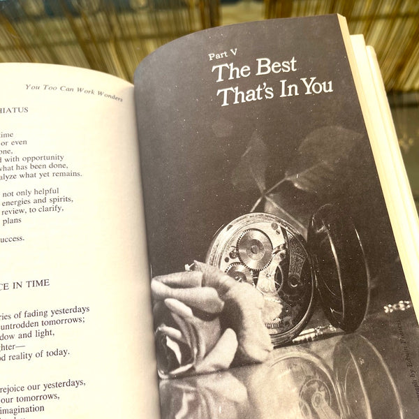 You Too Can Work Wonders - Vintage 1960's Self-Help