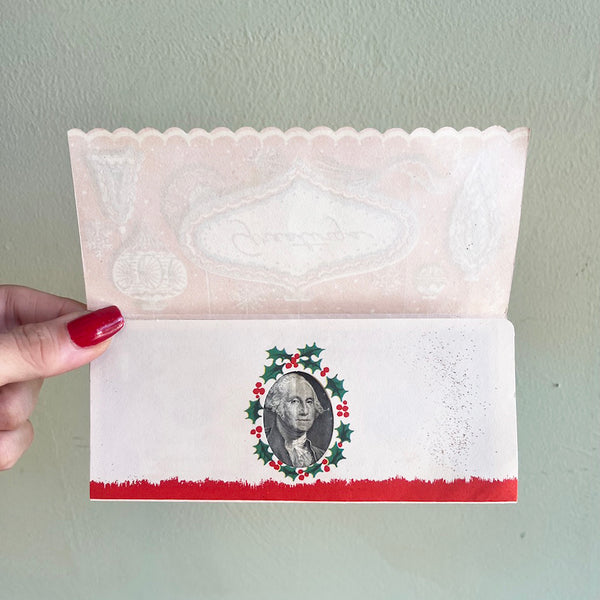 Glitter Greetings - Vintage Christmas Card