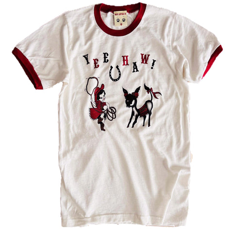 Yee Haw Unisex Ringer Tee