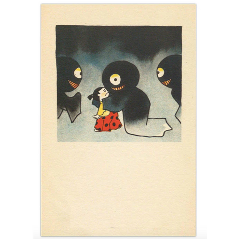 Three Yōkai Postcard