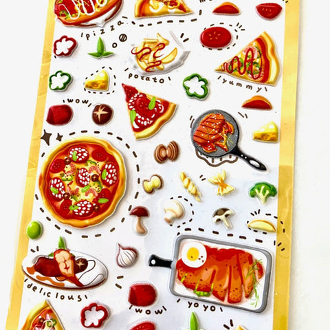 Pizza Time Sticker Sheet