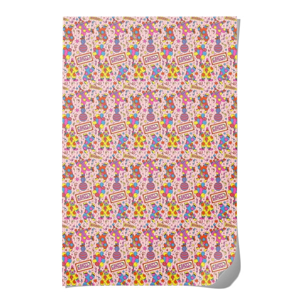 Clown Birthday Gift Wrap