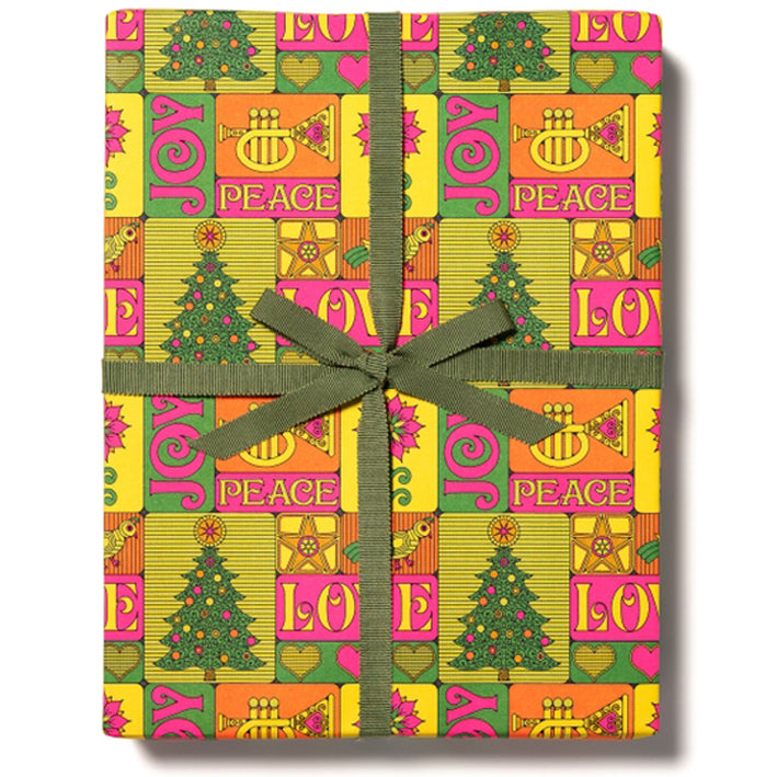 Holiday Peace Gift Wrap 3 Pack