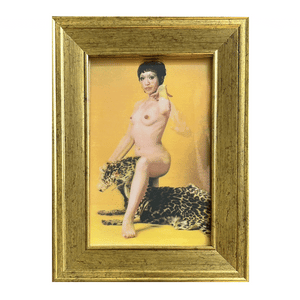 Vintage 1970's Moving Leopard Lady
