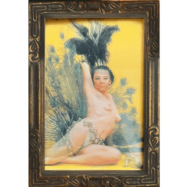 Vintage 1970's Lenticular Showgirl