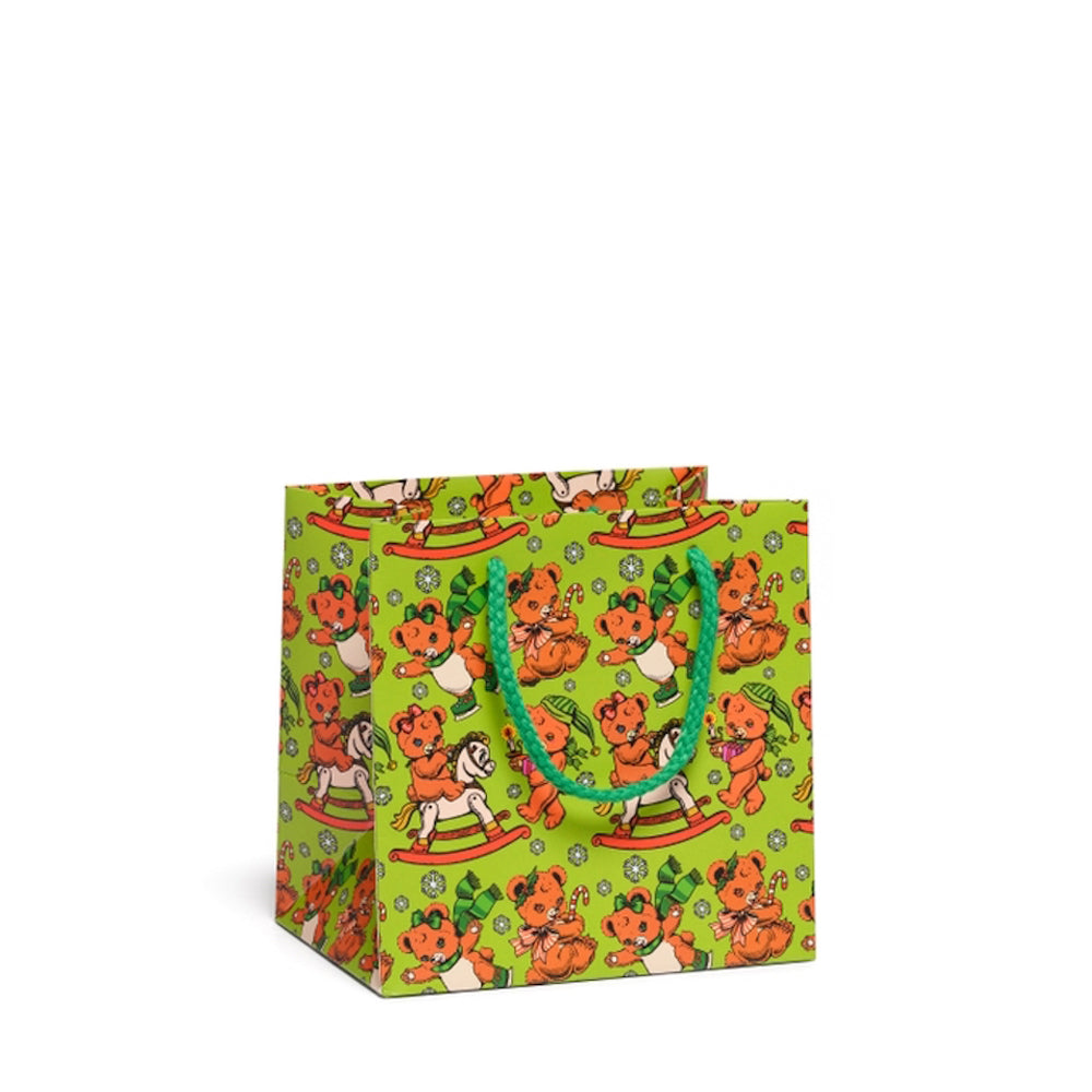 Merry Bear Holiday Gift Bag - Small