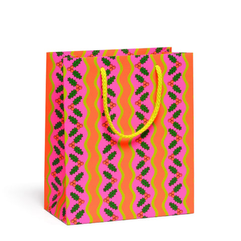 Wavy Holiday Gift Bag - Medium