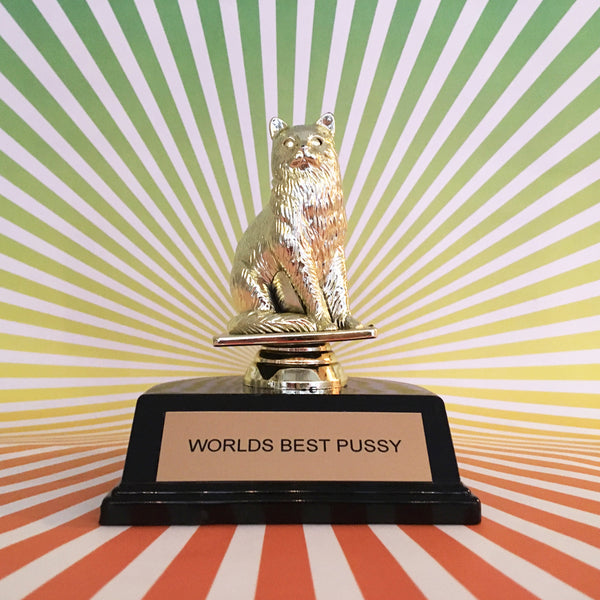 Worlds Best Pussy Award Trophy