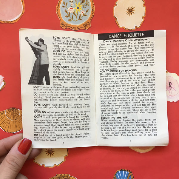 Good Dancing - Vintage 1960's Advice Book