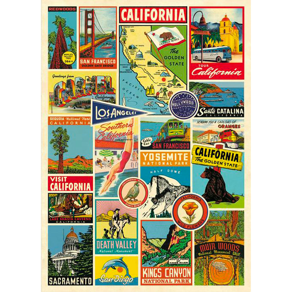 California Souvenir Poster
