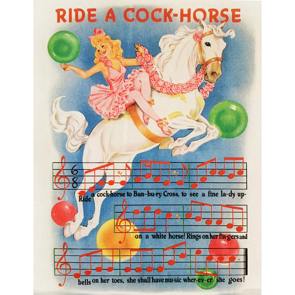 Ride A Cock-Horse Card