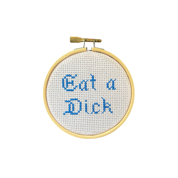 Eat A Dick Mini Cross Stitch • SEE MORE COLORS!