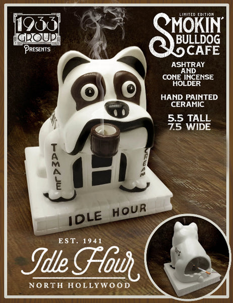 Idle Hour Smoking Bulldog Ashtray