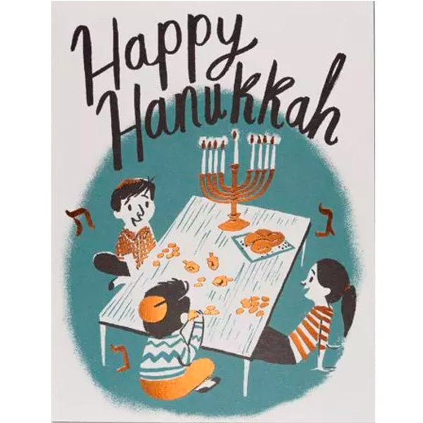 Happy Hanukkah Family Card