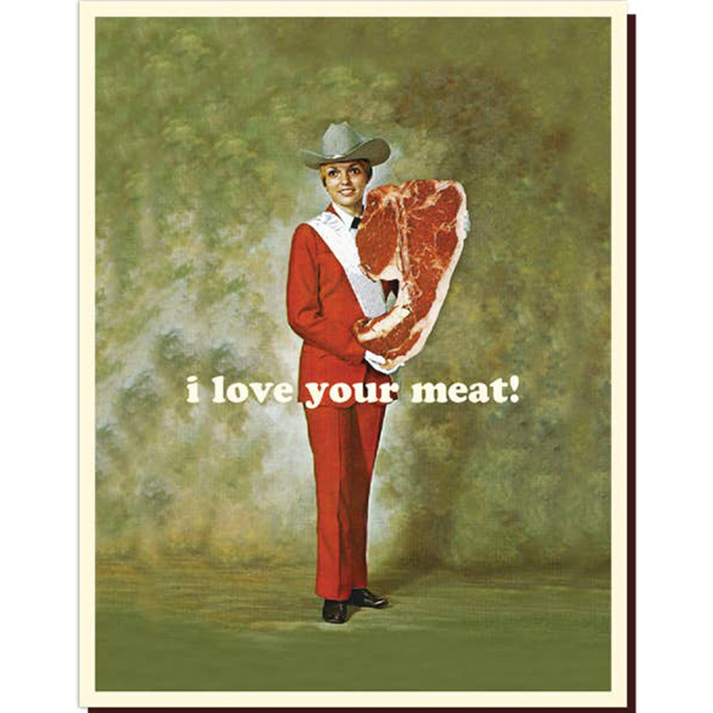 I Love Your Meat Card
