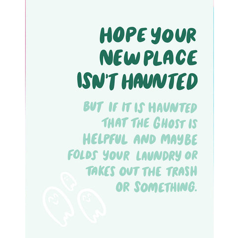 New Haunted Home Card