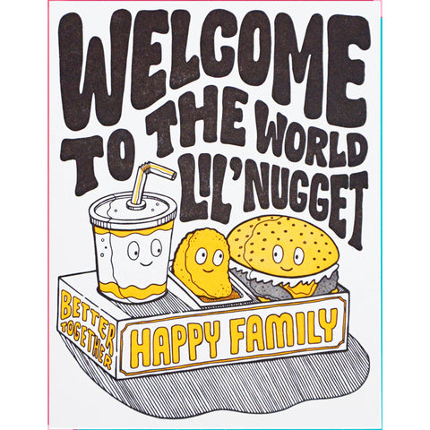 Lil Nugget Baby Card