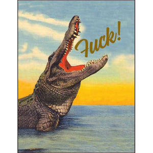 Fuck! Crocodile Card