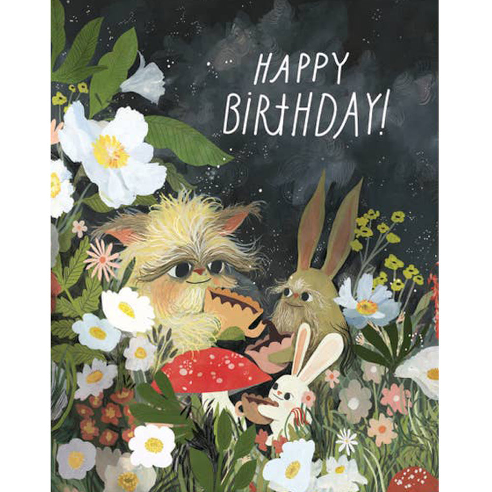 Happy Birthday Little Creatures Card
