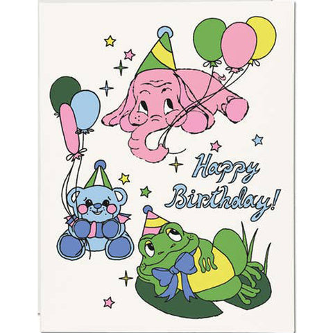 Cute Animals Birthday Card